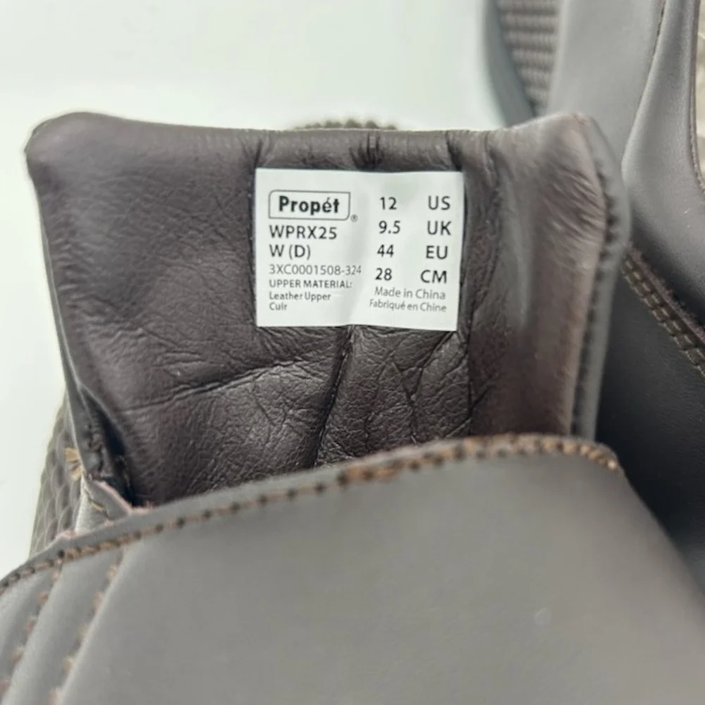 Propet Women's Size 12 Olivia WPRX25 Bronco Brown Comfort Slip-On Shoes Wide New